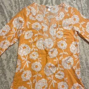 Krazy Kat Sequin Blouse Women’s Size Small